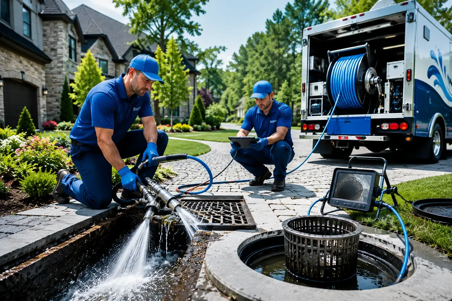 Local outdoor drain cleaning professionals in Danbury, WI